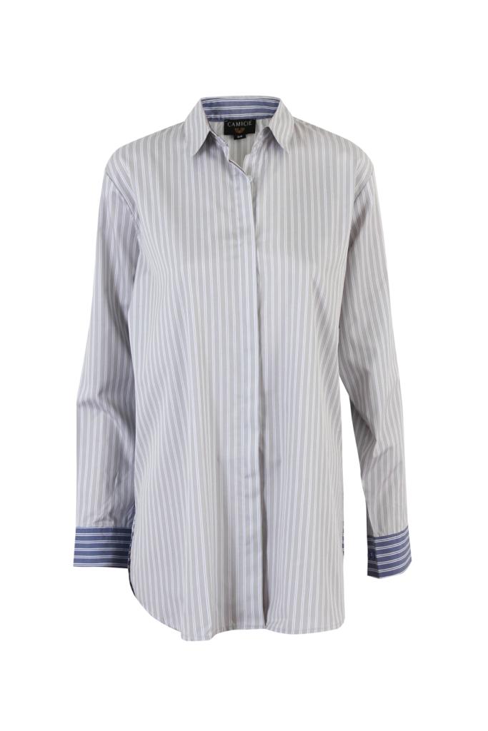 COMBINED MULTI-STRIPED SHIRT
